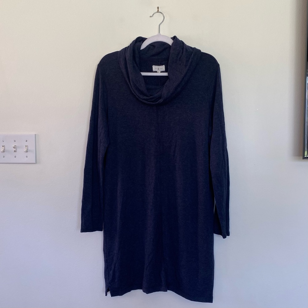 Lou & Grey | Signature Soft Cowl Neck Tunic Dress